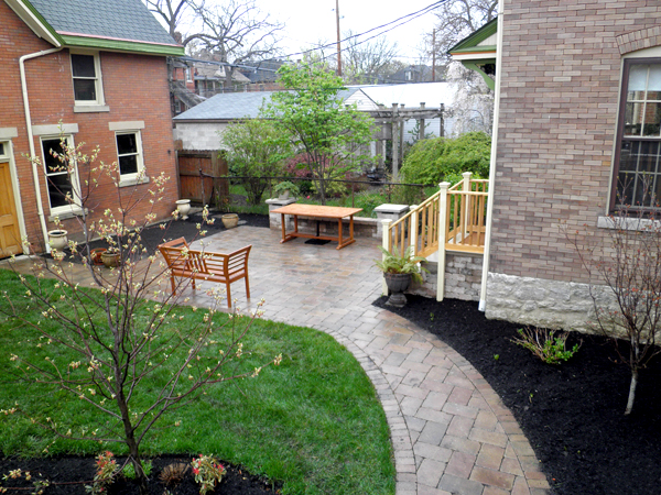 Tumbled Paver Patio