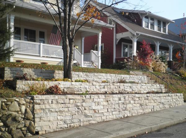 Tiered Retaining Wall